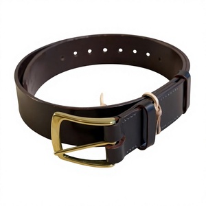 Ceinture en cuir véritable pour homme de luxe avec boucle carrée en acier, durable, légère, écologique et longue durée de vie - Product Image 1