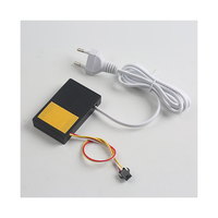 Prix usine noir TSP-001D 3 couleurs réglables 220v 1a clé unique lumière LED intelligente salle de bain miroir capteur tactile gradateur