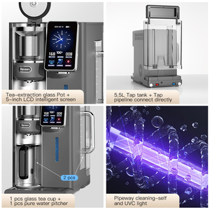 Máy lọc nước uống nóng lạnh tự động màn hình cảm ứng LCD thông minh, tích hợp máy pha cà phê, đặt sàn - Product Image 4