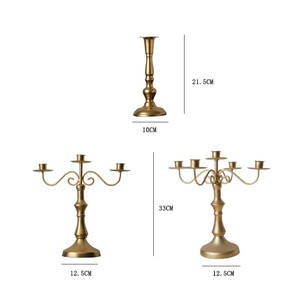 Gold Votive Iron Candlestick Home Decoration Wedding <strong>Candle</strong> Ornaments <strong>Candle</strong> <strong>Holders</strong> Lanterns <strong>Candle</strong> Jars for Valentine's Day - Product Image 6