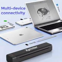Impresora de Tatuajes Portátil Silenciosa Xprinter P84 A4, Impresora Térmica Inalámbrica sin Tinta para Estudios