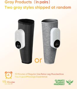 Masseur de jambes multifonctionnel à compression d'air et pression électrique pour la relaxation musculaire, massage des mollets et amélioration de la circulation, idéal pour les voyages - Product Image 5