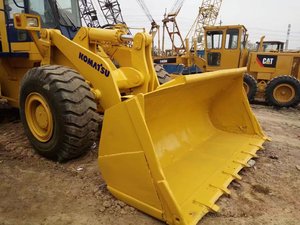 Bulldozer de roue de WA420-1 de KOMATSU avec des heures de travail inférieures de bon état fabriquées au Japon - Product Image 3