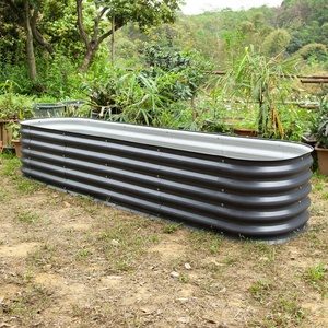 Модульная гофрированная оцинкованная металлическая кровать для сада - Product Image 6