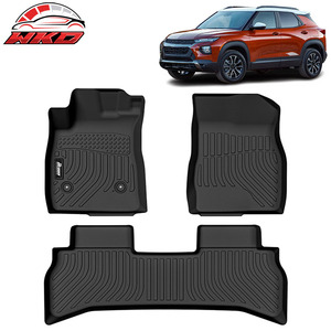 Alfombrillas para todo clima compatibles con Chevy Trailblazer FWD 2021-2025, alfombras de TPE moldeadas en 3D, impermeables - Product Image 1