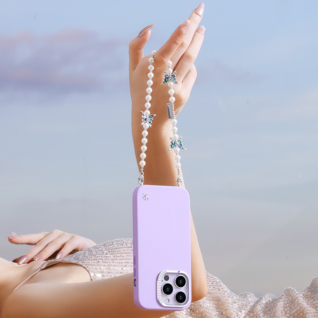 PYNANA Luxury New Fashion Handmade Beads Phone Case Strap Pearl Mobile Phone Lanyard
