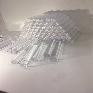 Varilla acrílica cuadrada de 1 1/2 pulgadas, de alta translucidez, de plástico de color, tipo pasador, semicircular, precio mayorista - Product Image 2