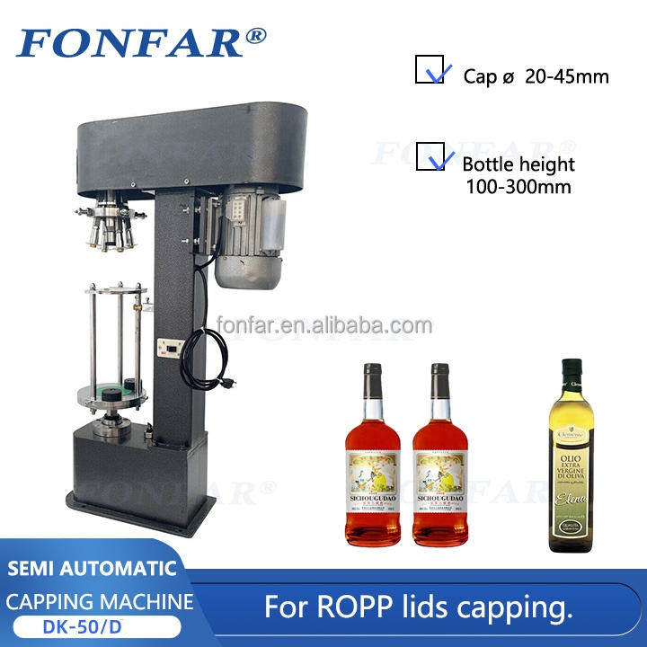 Capsuleuse Semi-automatique / Machine à Visser Les Bouchons De Bouteilles En Verre