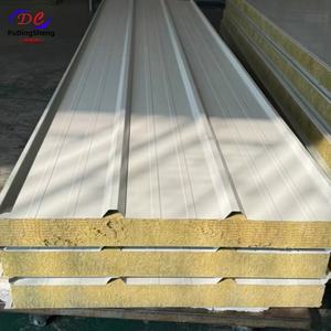 Panel Sándwich <span class=keywords><strong>de</strong></span> Lana <span class=keywords><strong>de</strong></span> Roca Aislante Térmico Ignífugo <span class=keywords><strong>de</strong></span> <span class=keywords><strong>Alta</strong></span> <span class=keywords><strong>Densidad</strong></span> para la Construcción <span class=keywords><strong>de</strong></span> Cuartos Limpios - Product Image 2