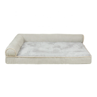 Lit pour chien en mousse à mémoire de forme, confortable et doux, pour les chats et les grands chiens, lavable, canapé d'hiver