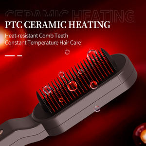 Nouvelle arrivée <span class=keywords><strong>Brosse</strong></span> lissante pour cheveux <span class=keywords><strong>TYMO</strong></span> Ring Ptc Chauffage Lissage rapide des cheveux Coiffage rapide - Product Image 3