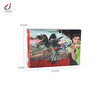 Chengji spinosaurus jouet marche robot dinosaure rc jouets 2 en 1 lumière chasse spray 5ch télécommande infrarouge dinosaure