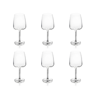 Verres à vin rouge classiques Excelsa 60 cl, transparents, style Barolo, pied moyen, lot de 6, origine Pays-Bas, compatibles lave-vaisselle