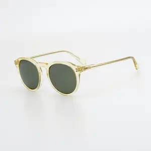 Acetate Sunglasses Wholesale Recycled Acetate Sunglasses Transparent Color Eco Friendly Sunglasses