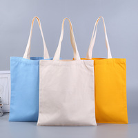 סנדרו טבעי צבע פשוט הדפסת כבד בד כותנה רגיל Tote תיק סטנדרטי גודל בד שקיות עם לוגו מודפס מותאם אישית