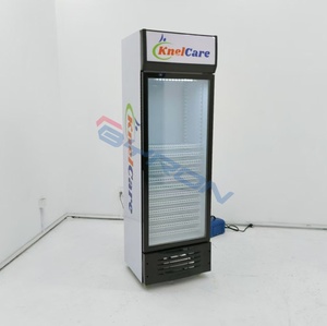 Dispositivo di raffreddamento verticale commerciale per frigorifero porta in vetro a temperatura singola per Display refrigeratore per bevande al dettaglio frigorifero - Product Image 3