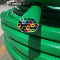 Conducto Flexible Cuadrado de HDPE de Alta Presión y Durabilidad, Paquete de 24 Microconductos para Soplado de Cable de Fibra Óptica y Telecomunicaciones