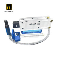 Casse-roche hydraulique silencieux de type supérieur SB40 pour excavatrices de 4 à 7 tonnes EC55D EC60C EC55 EC75D EC8OD PRO – Marteau de construction