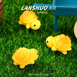 Ensemble de bijoux DIY en forme de bonbons arc-en-ciel, figurine de tortue en résine, miniature en forme d'animal, décoration de la maison, matériel artisanal fait main - Product Image 3