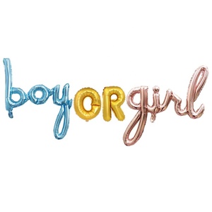 18 pollici Della Ragazza o Ragazzo di Genere Rivelare Rotondo Fogli di Mylar Palloncini Ragazzo o Una Ragazza Baby <span class=keywords><strong>Shower</strong></span> Decorazioni Ragazzo o Una Ragazza banner e Palloncini - Product Image 6