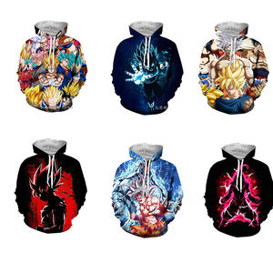 Bajo MOQ personalizado 100% poliéster <span class=keywords><strong>Dragon</strong></span> Goku <span class=keywords><strong>Ball</strong></span> <span class=keywords><strong>de</strong></span> talla grande <span class=keywords><strong>sudaderas</strong></span> con capucha y <span class=keywords><strong>sudaderas</strong></span> para hombre 3D Anime Hoodie Goku Hoodie - Product Image 4