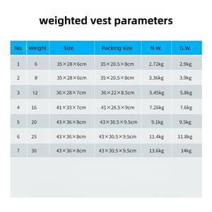 Chaleco con Peso MMC Fitness, Ajustable, Ecológico, con Tira Reflectante, Material de Neopreno, Duradero, Transpirable, Relleno de Arena de Hierro - Product Image 2