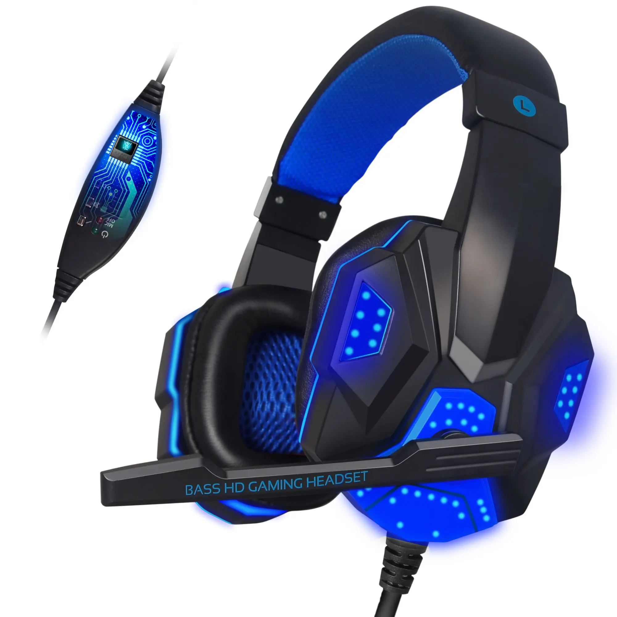 Best G9000 Pro Headphone 7.1 Surround Gamer Headphones USB PS4 Headband Games Audifonos Noise Cancelling Gaming Headset With Mic