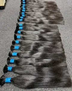 Ghrehair Top Quality Afro Human Hair Bulk Cheap Virgin Brazilian And Peruvian Hair Bulk 100 Human Hair Bulk