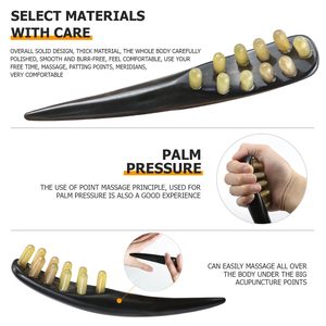Bâton <span class=keywords><strong>de</strong></span> massage Gua Sha en corne <span class=keywords><strong>de</strong></span> bœuf, outil <span class=keywords><strong>de</strong></span> grattage des méridiens et <span class=keywords><strong>de</strong></span> la tête, thérapie <span class=keywords><strong>de</strong></span> soulagement des points <span class=keywords><strong>de</strong></span> pression, relaxation musculaire des tissus pour la maison et le bureau - Product Image 3