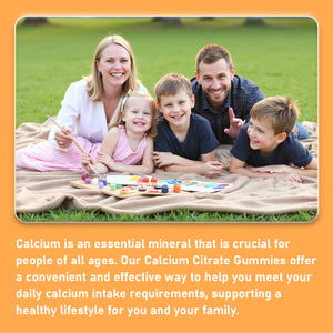 Private Labels Calcium Citrate Gummies Improves Immune Health Maintain Overall Wellness with Boron Gummy candy - Product Image 5