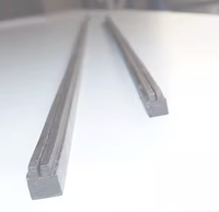 Pièces de découpe et de fermeture pour ensacheuse en fibre de carbone pultrudée, entièrement automatiques, haute résistance, sur mesure, avec couteau noir à fente