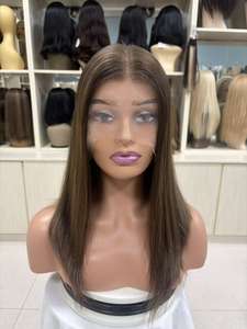 Wholesale Chinese Hair HD <b>Lace</b> Front Wigs Virgin Pre Plucked Natural Hairline Glueless Transparent <b>Lace</b> Breathable <b>Elastic</b> Small - Product Image 6