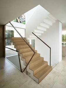 Nouvelle conception 2026 : <span class=keywords><strong>Escalier</strong></span> <span class=keywords><strong>droit</strong></span> en structure acier avec <span class=keywords><strong>marches</strong></span> en bois – Luxe moderne, Vente chaude, Fabrication directe OEM/ODM - Product Image 5