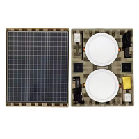 Plafonniers solaires LED modernes ultra-minces Éclairage de lucarne encastré pour fenêtre de maison Tube solaire Puits de lumière pour les maisons