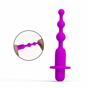 Mainan Seks Dewasa <span class=keywords><strong>Vibrator</strong></span> Anal Silikon Vagina Butt Plug Manik-Manik Anal Mainan Seks <span class=keywords><strong>Vibrator</strong></span> Peluru untuk Wanita Ungu - Product Image 3