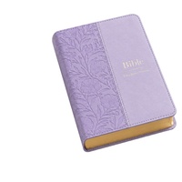 Meilleures ventes, prix compétitif, élégante Bible chrétienne de haute qualité, impression sur couverture en cuir PU