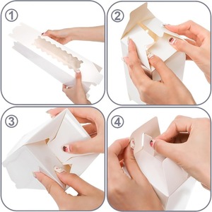Caja de embalaje transparente para tambor, caja de exhibición de vidrio con asa, caja de regalo de cumpleaños personalizable según las necesidades. - Product Image 3