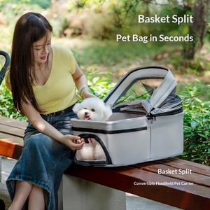 Carrito de Paseo <span class=keywords><strong>para</strong></span> Mascotas de 4 Ruedas, Manos Libres, Ligero y Plegable, <span class=keywords><strong>para</strong></span> <span class=keywords><strong>Perros</strong></span> Pequeños/Medianos, Uso en Exteriores - Product Image 3