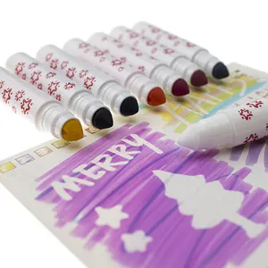 Washout Kit Packs Expo Grueso Super Pintura perfumada Lavable Kid Juego no tóxico para Mini Flocado Juguete Art Dot Marcador lavable