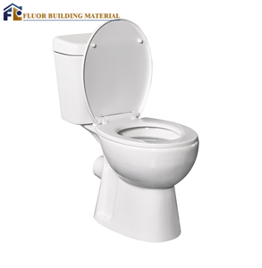 WC in Ceramica a 2 Pezzi con Scarico a Pavimento, Moderno e Bianco, <span class=keywords><strong>per</strong></span> <span class=keywords><strong>Bagno</strong></span>, Vendita all'Ingrosso dalla Fabbrica - Product Image 1