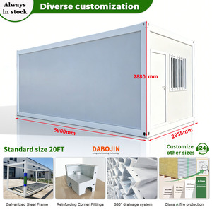 Casa Contenedor Prefabricada Verde Resistente <span class=keywords><strong>de</strong></span> 20 pies, Villa Modular para Almacenamiento en Granjas y Almacenes Rurales - Product Image 2