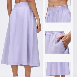 Nuove Gonne Lunghe da Donna 2026 con Vita Elasticizzata a Quattro Vie, Asciugatura Rapida, Tasche Laterali, Gonne Sportive per Palestra - Product Image 2
