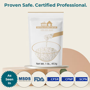 Lifestance 1000g 500g 100g Perles de cire dure transparente hypoallergénique végane à base de colophane pour l'épilation du visage et du corps - Product Image 5