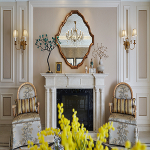 Painel de parede de madeira decorativo luxuoso clássico - Product Image 4