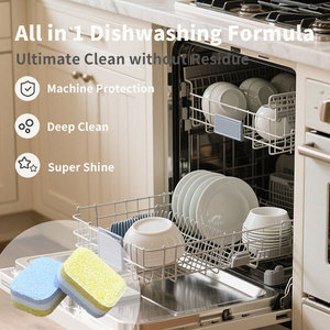 Tabletas Lavavajillas de Marca Privada OEM ODM Venta al por Mayor de Fábrica Tabletas Detergentes de Limpieza Potente para Uso en la <span class=keywords><strong>Cocina</strong></span> - Product Image 6