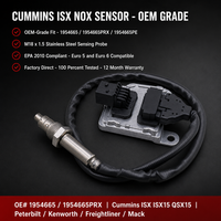 Nouveau capteur NOx 1954665 1954665PRX 1954665PE Capteur d'oxygène et d'azote pour Cummins Paccar MX13 avec garantie d'un an