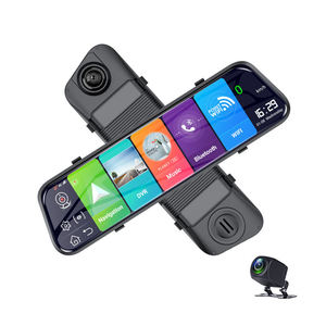 4G10 Inch <strong>Android</strong> 8.1 Rear View Mirror 1080P Front and Rear Dual Lens Dash <strong>Cam</strong> With ADAS FHD WIFI GPS Navigation <strong>Reverse</strong> Camera - Product Image 1