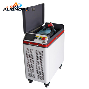 Machine de sablage laser de style armoire classique refroidie par air, décapant de rouille laser pulsé 300W, machine de nettoyage laser pour élimination de la rouille - Product Image 1