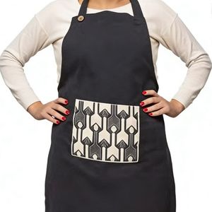 Delantales de Cocina 100% Algodón Egipcio, Prácticos, Duraderos, Protección Contra Derrames, Correa Ajustable, Tiempo de Entrega de Muestra de 7 Días, En Stock - Product Image 2