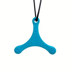 Collier à mâcher en forme de fléchettes, jouet sensoriel pour bébé, jouet à mâcher non toxique, jouets sensoriels pour enfants ayant des besoins spéciaux, âges 8-13, unisexe - Product Image 4
